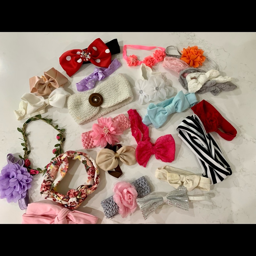Baby girl headband SET
